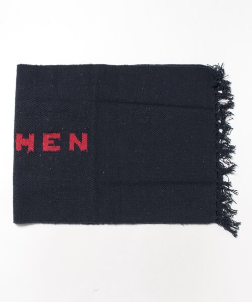 PUEBCO（プエブコ）の「HANDLOOMED RECYCLE YARN KITCHEN MAT（ラグ/マット・メンズ・ライトグレー/ネイビー/ホワイト・ONE SIZE）」の4枚目の写真