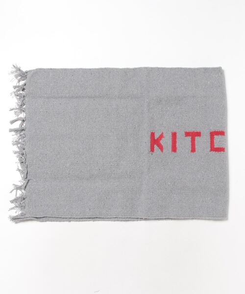 PUEBCO（プエブコ）の「HANDLOOMED RECYCLE YARN KITCHEN MAT（ラグ/マット・メンズ・ライトグレー/ネイビー/ホワイト・ONE SIZE）」の9枚目の写真