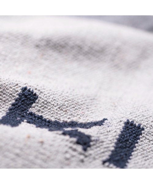 PUEBCO（プエブコ）の「HANDLOOMED RECYCLE YARN KITCHEN MAT（ラグ/マット・メンズ・ライトグレー/ネイビー/ホワイト・ONE SIZE）」の7枚目の写真