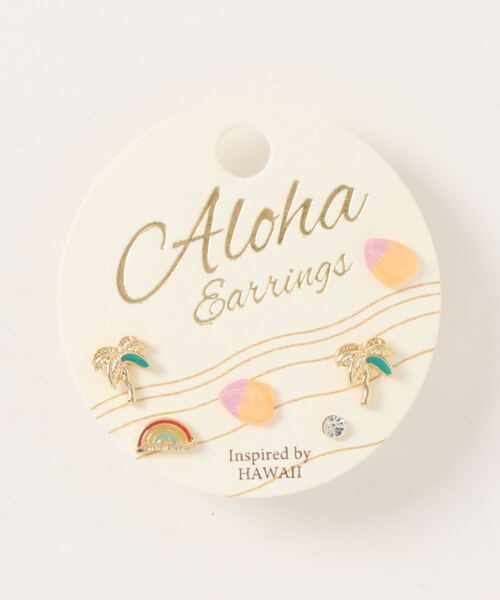Kahiko(カヒコ)の「【Kahiko】パームポノセットピアス(ピアス(両耳用)・レディース・シルバー/ゴールド・FREE)」の1枚目の写真