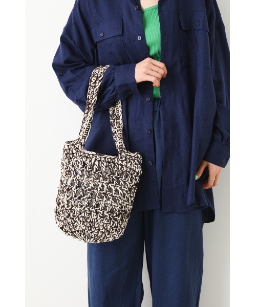 RODEO CROWNS WIDE BOWL(ロデオクラウンズワイドボウル)の「MESH COLOR BAG(ハンドバッグ・レディース・ピンク系その他/ホワイト系その他/ブルー系その他・FREE)」の2枚目の写真