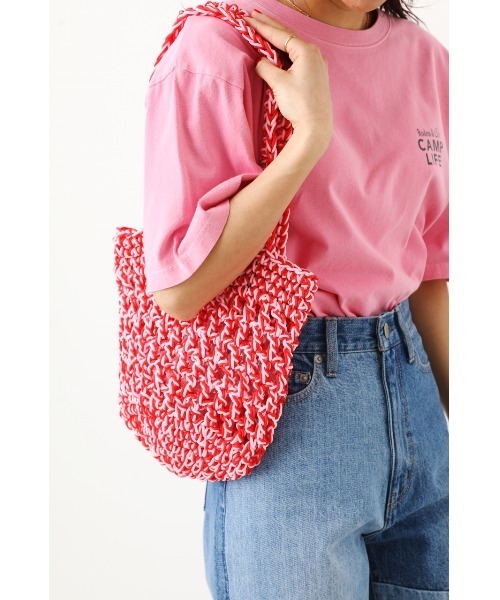 RODEO CROWNS WIDE BOWL(ロデオクラウンズワイドボウル)の「MESH COLOR BAG(ハンドバッグ・レディース・ピンク系その他/ホワイト系その他/ブルー系その他・FREE)」の15枚目の写真