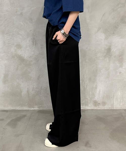 kutir（クティール）の「ワイドスラックスパンツ（スラックス・レディース・ブラック/グレー・SMALL/LARGE/MEDIUM）」の16枚目の写真