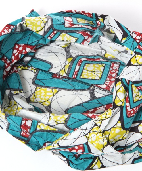 BAYFLOW（ベイフロー）の「[通勤からワークアウトまで使える]アフリカンプリントエコバッグ（エコバッグ/サブバッグ・レディース・イエロー/レッド/ホワイト・0）」の19枚目の写真