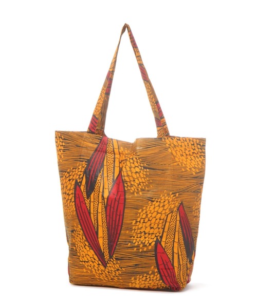 BAYFLOW（ベイフロー）の「[通勤からワークアウトまで使える]アフリカンプリントエコバッグ（エコバッグ/サブバッグ・レディース・イエロー/レッド/ホワイト・0）」の20枚目の写真