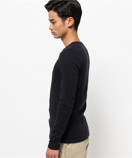 OUTLET(アウトレット)の「【Ciaopanic】弱スラブフライスL/SUネック(Tシャツ/カットソー・メンズ・チャコールグレー/ライトグレー/ネイビー・MEDIUM/LARGE)」の5枚目の写真