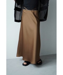 LOW WAIST SATIN SKIRT