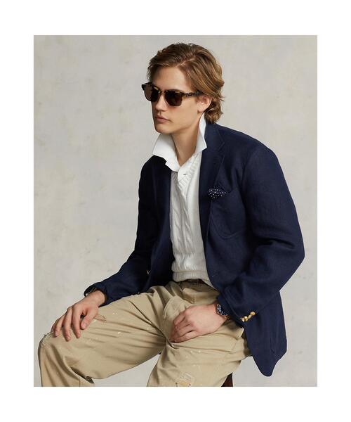 POLO RALPH LAUREN（ポロ ラルフ ローレン）の「ケーブルニット コットン セーター ベスト（ニット/セーター・メンズ・ホワイト・M/S/L/XL/XS/XXL）」の6枚目の写真