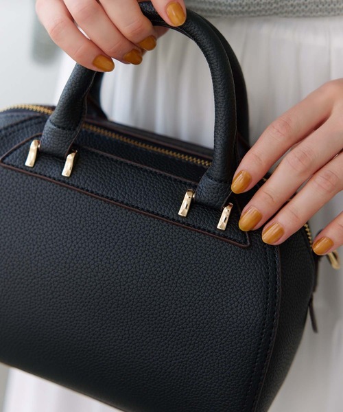 Edit Sheen（エディットシーン）の「ボストン型ショルダーバッグ（ショルダーバッグ・レディース・オレンジ/ブラック/ホワイト・FREE）」の18枚目の写真