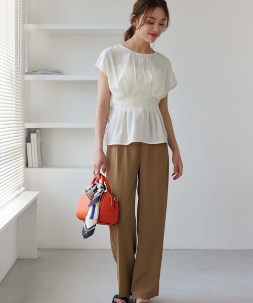 Edit Sheen（エディットシーン）の「ボストン型ショルダーバッグ（ショルダーバッグ・レディース・オレンジ/ブラック/ホワイト・FREE）」の22枚目の写真