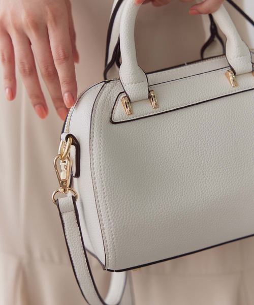 Edit Sheen（エディットシーン）の「ボストン型ショルダーバッグ（ショルダーバッグ・レディース・オレンジ/ブラック/ホワイト・FREE）」の21枚目の写真