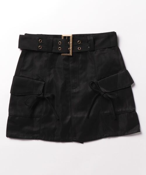 SPIGA(スピーガ)の「ベルト付カーゴミニスカート(スカート・レディース・ブラック/カーキ/ベージュ・SMALL/MEDIUM)」の19枚目の写真