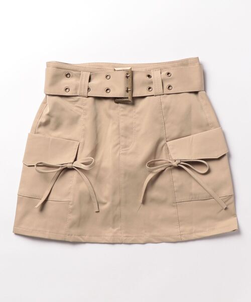 SPIGA(スピーガ)の「ベルト付カーゴミニスカート(スカート・レディース・ブラック/カーキ/ベージュ・SMALL/MEDIUM)」の20枚目の写真