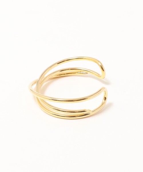 NOLLEY’S（ノーリーズ）の「クロスラインバングル GOLD（ブレスレット・レディース・ゴールド・FREE）」の3枚目の写真