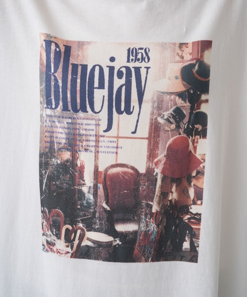 PUAL CE CIN（ピュアルセシン）の「ユーズドライクフォトプリントTシャツ（Tシャツ/カットソー・レディース・ベージュ/オフホワイト/チャコールグレー・FREE）」の8枚目の写真