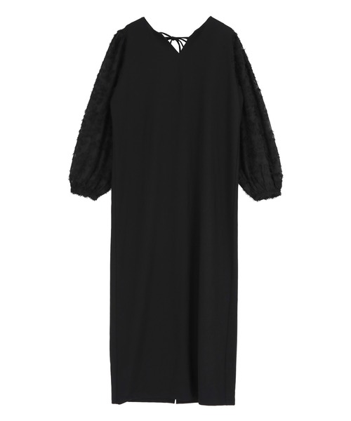 titivate(ティティベイト)の「シアージャガードスリーブワンピース(ワンピース・レディース・ブルー/アイボリー/ブラック・M/TM/PS(XS-S))」の9枚目の写真