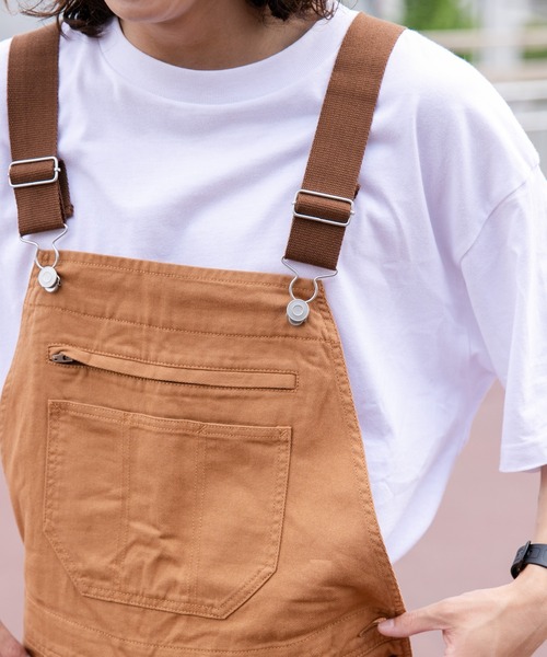 WEGO（ウィゴー）の「WEGO/ワーカーズオーバーオール（サロペット/オーバーオール・メンズ・ブラック/ホワイト/ブラウン/ライトインディゴブルー・FREE）」の10枚目の写真