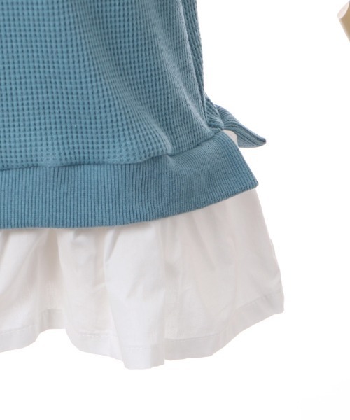 axes femme kids(アクシーズファムキッズ)の「リボンベストレイヤード風プルオーバー(Tシャツ/カットソー・キッズ・ラベンダー/ブルー・MEDIUM/LARGE/X-LARGE/XX-LARGE)」の21枚目の写真