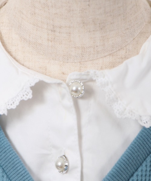 axes femme kids(アクシーズファムキッズ)の「リボンベストレイヤード風プルオーバー(Tシャツ/カットソー・キッズ・ラベンダー/ブルー・MEDIUM/LARGE/X-LARGE/XX-LARGE)」の22枚目の写真