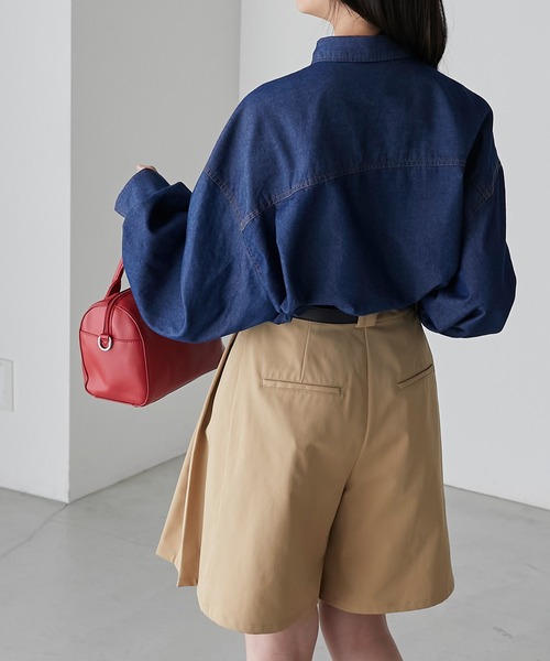 BONLECILL（ボンルシール）の「ボリュームスリーブ オーバーデニム