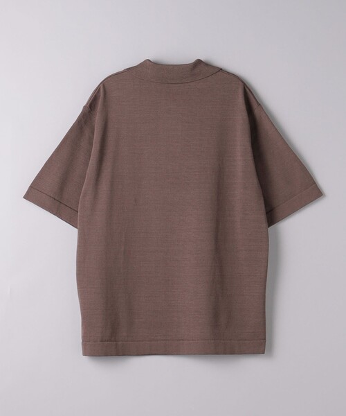 District（ディストリクト）の「＜District＞スキッパー プルオーバー ニット（ニット/セーター・メンズ・ピンク/ダークブラウン・S/M）」の4枚目の写真