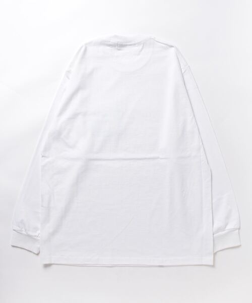 NEONSIGN(ネオンサイン)の「NEONSIGN/ネオンサイン/Double Crochet Pocket L/S Tee(Tシャツ/カットソー・メンズ・ホワイト・46/48)」の2枚目の写真