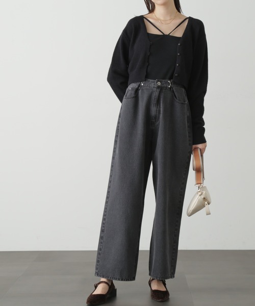 FREE'S MART(フリーズマート)の「◆ソフトシャギーショートカーディガン(カーディガン/ボレロ・レディース・ホワイト/ブラック/ピンク/ブルー・FREE)」の8枚目の写真