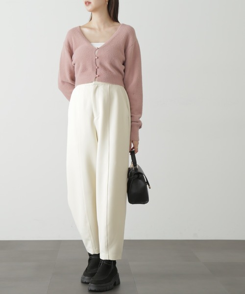 FREE'S MART(フリーズマート)の「◆ソフトシャギーショートカーディガン(カーディガン/ボレロ・レディース・ホワイト/ブラック/ピンク/ブルー・FREE)」の19枚目の写真