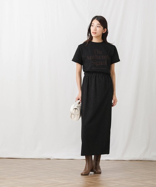 Gready Brilliant(グレディブリリアン)の「AuthenticーTシャツ(Tシャツ/カットソー・レディース・ブラック/オフホワイト・FREE)」の3枚目の写真