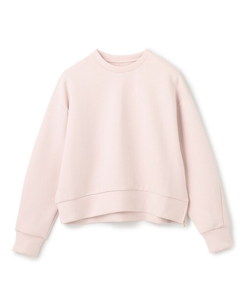 【WEB限定】BEAUTY FORM JERSEY サイドZIP クロップドプルオーバー（Tシャツ/カットソー）｜UNFILO（アンフィーロ）