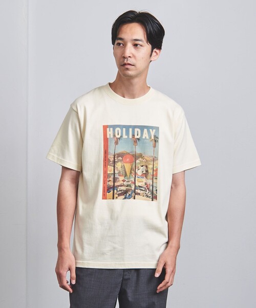 HOLIDAY BOILEAU（ホリディボワロ）の「＜HOLIDAY BOILEAU＞ プリントTシャツ（Tシャツ/カットソー・メンズ・ナチュラル・XL）」の2枚目の写真