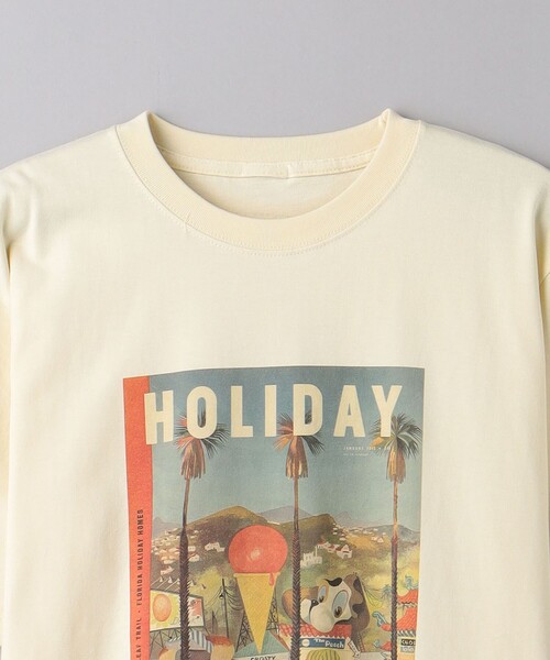 HOLIDAY BOILEAU（ホリディボワロ）の「＜HOLIDAY BOILEAU＞ プリントTシャツ（Tシャツ/カットソー・メンズ・ナチュラル・XL）」の5枚目の写真