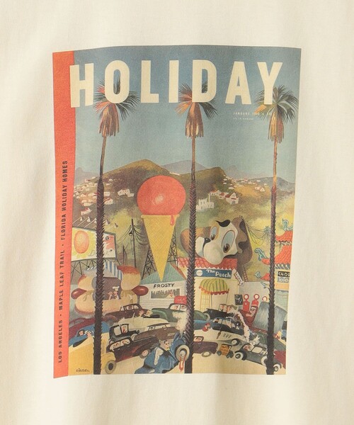 HOLIDAY BOILEAU（ホリディボワロ）の「＜HOLIDAY BOILEAU＞ プリントTシャツ（Tシャツ/カットソー・メンズ・ナチュラル・XL）」の7枚目の写真