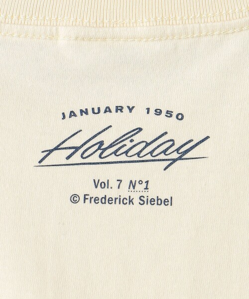 HOLIDAY BOILEAU（ホリディボワロ）の「＜HOLIDAY BOILEAU＞ プリントTシャツ（Tシャツ/カットソー・メンズ・ナチュラル・XL）」の9枚目の写真