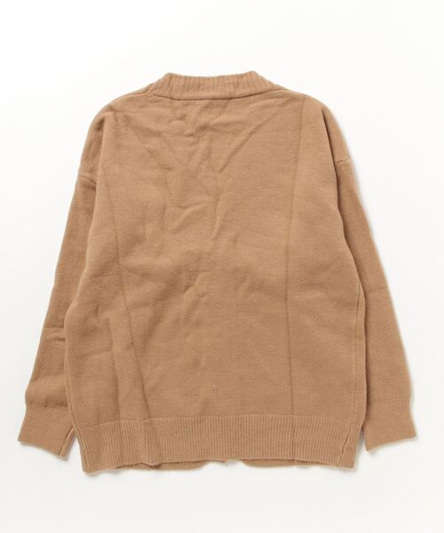 gossip!ロサンゼルス(ゴシップロサンゼルス)の「YUGA ワンポイント カーディガン(カーディガン/ボレロ・レディース・グレー/キャメル/オフホワイト/ブラック・FREE)」の13枚目の写真