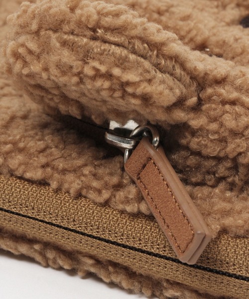 studio CLIP（スタディオクリップ）の「ボアお財布ショルダー【Dick Brunaコラボ】（財布・レディース・アイボリー/ブラウン・FREE）」の8枚目の写真