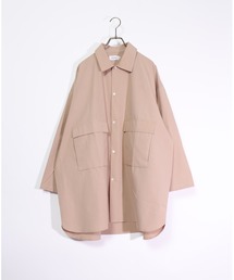 ATELANE（アテレーン）の「ATELANE/コットンブロードオーバーシャツコート（その他アウター）」