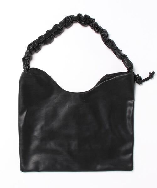 Right-on（ライトオン）の「【HONEYSUCKLE ROSE】ドローコードＰＵバッグ（ショルダーバッグ・レディース・ブラック/ライトベージュ・ONE SIZE）」の3枚目の写真