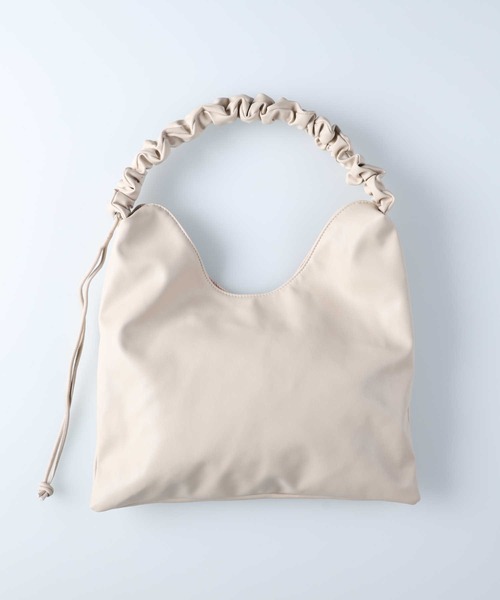 Right-on（ライトオン）の「【HONEYSUCKLE ROSE】ドローコードＰＵバッグ（ショルダーバッグ・レディース・ブラック/ライトベージュ・ONE SIZE）」の16枚目の写真