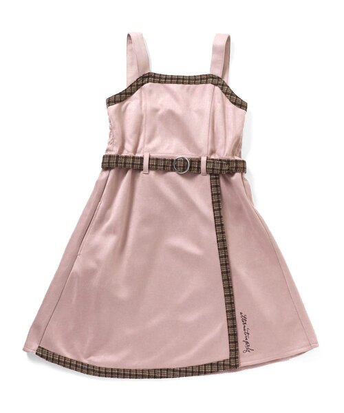 algy（アルジー）の「ツイードパイピングジャンスカ（ジャンパー