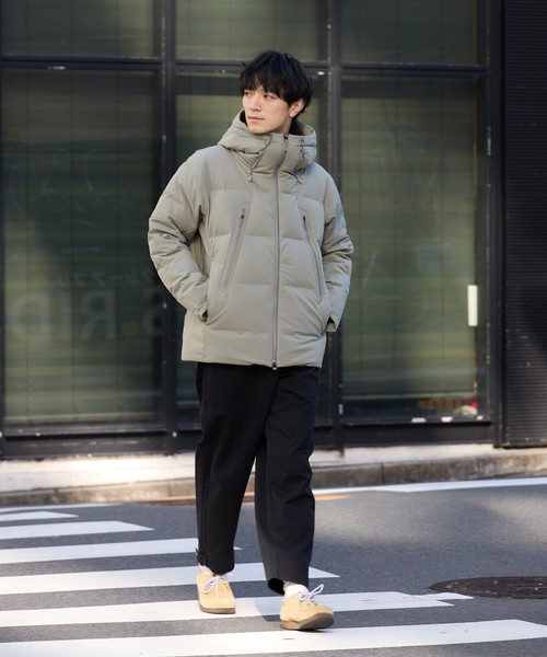 DESCENTE ALLTERRAIN（デサント　オルテライン）の「【DESCENTE ALLTERRAIN / デサント】オーバーサイズジャケット"マウンテニア"（ダウンジャケット/コート・メンズ・オリーブ/ブラック・LARGE/MEDIUM）」の15枚目の写真