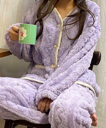 NANEA | ケーブル編み部屋着上下2点セット(ルームウェア/パジャマ)