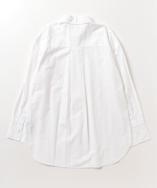 TOMMY HILFIGER(トミーヒルフィガー)の「バーシティルーズフィットシャツ(シャツ/ブラウス・レディース・マルチ/ホワイト・XS-S/S-M)」の3枚目の写真