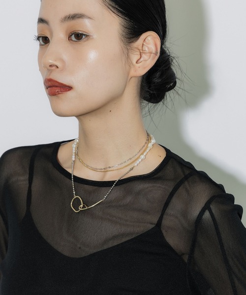 UNITED TOKYO（ユナイテッドトウキョウ）の「【WEB限定】パールコンビネックレス（ネックレス・レディース・その他2・FREE）」の6枚目の写真