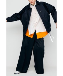 m⭐︎ENFOLD ヘビーサテンドロスト　ビッグジャケット ENFOLD（エンフォルド）の「ヘビーサテン ドロストビック