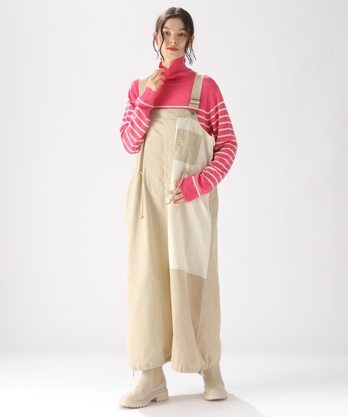 niko and...(ニコアンド)の「ウールブレンドボーダータートル(ニット/セーター・レディース・ブルー/ピンク/ホワイト・LARGE/MEDIUM)」の8枚目の写真