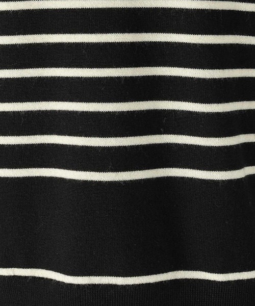 niko and...(ニコアンド)の「ウールブレンドボーダータートル(ニット/セーター・レディース・ブルー/ピンク/ホワイト・LARGE/MEDIUM)」の20枚目の写真