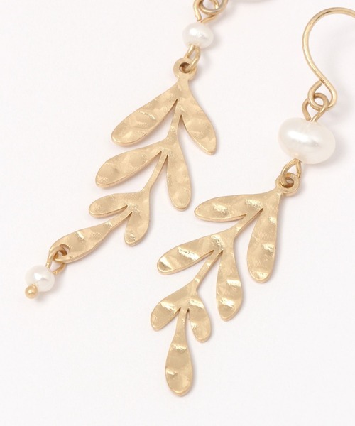 studio CLIP（スタディオクリップ）の「リーフフックピアス（ピアス（両耳用）・レディース・その他1/その他2・FREE）」の3枚目の写真