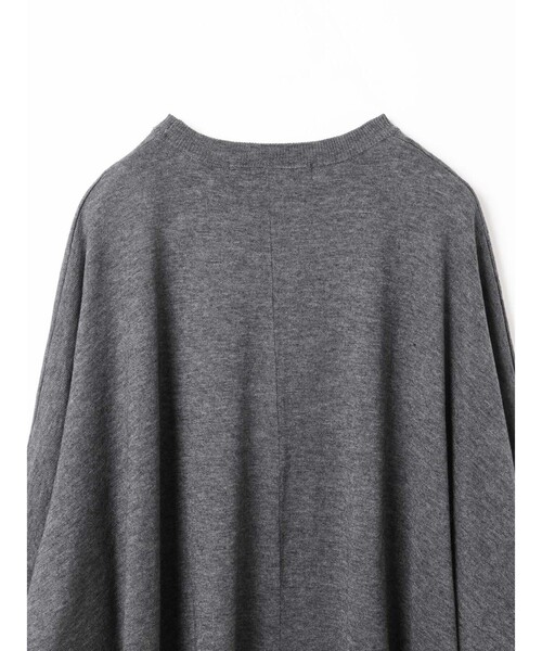 mizuiroind（ミズイロインド）の「mizuiro ind フロントシームコクーンプルオーバー（ニット/セーター・レディース・グレー/ブラック/ブルー/ネイビー/ブラウン/グリーン・FREE）」の13枚目の写真