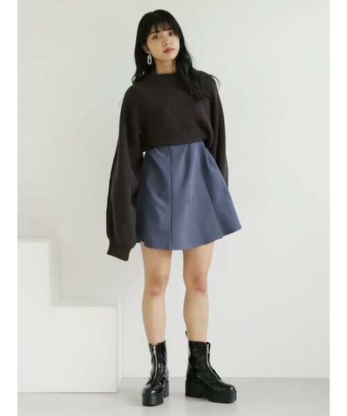 MURUA（ムルーア）の「ボレロステッチワンピース（ワンピース・レディース・グレー/ブラック/アイボリー・1/2）」の18枚目の写真